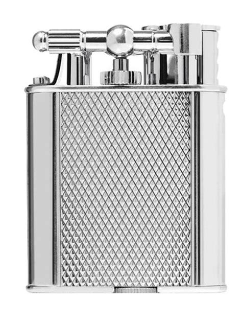 Dunhill Accendino Diamond Chrome Unique Turbo Cigar Lighter.